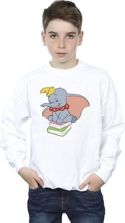 Immagine prodotto Disney Dumbo Sitting On Books Felpa Ragazzi (104)