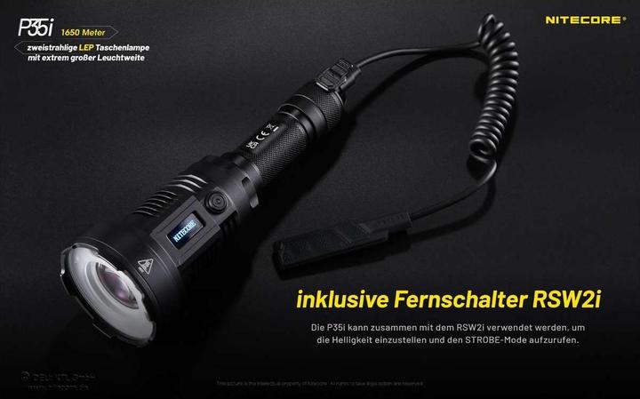 Actual product image Nitecore P35i - LED and laser light (18.70 cm, 3000 lm)