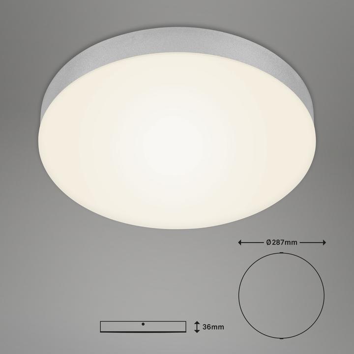 Image du produit Briloner Luminaire LED apparent sans cadre, couleur argent, 1xplatine LED/21W (2200 lm)