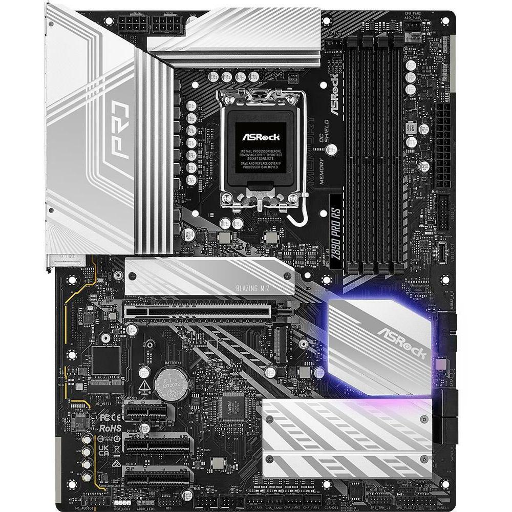 AsRock Z890 Pro RS Intel DDR5 S1851 (LGA 1851, Intel Z890, ATX), Mainboard