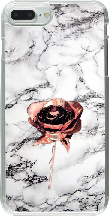 Produktbild PhoneLook Hülle transparent Marble Rose Gold (Apple iPhone 7 Plus)