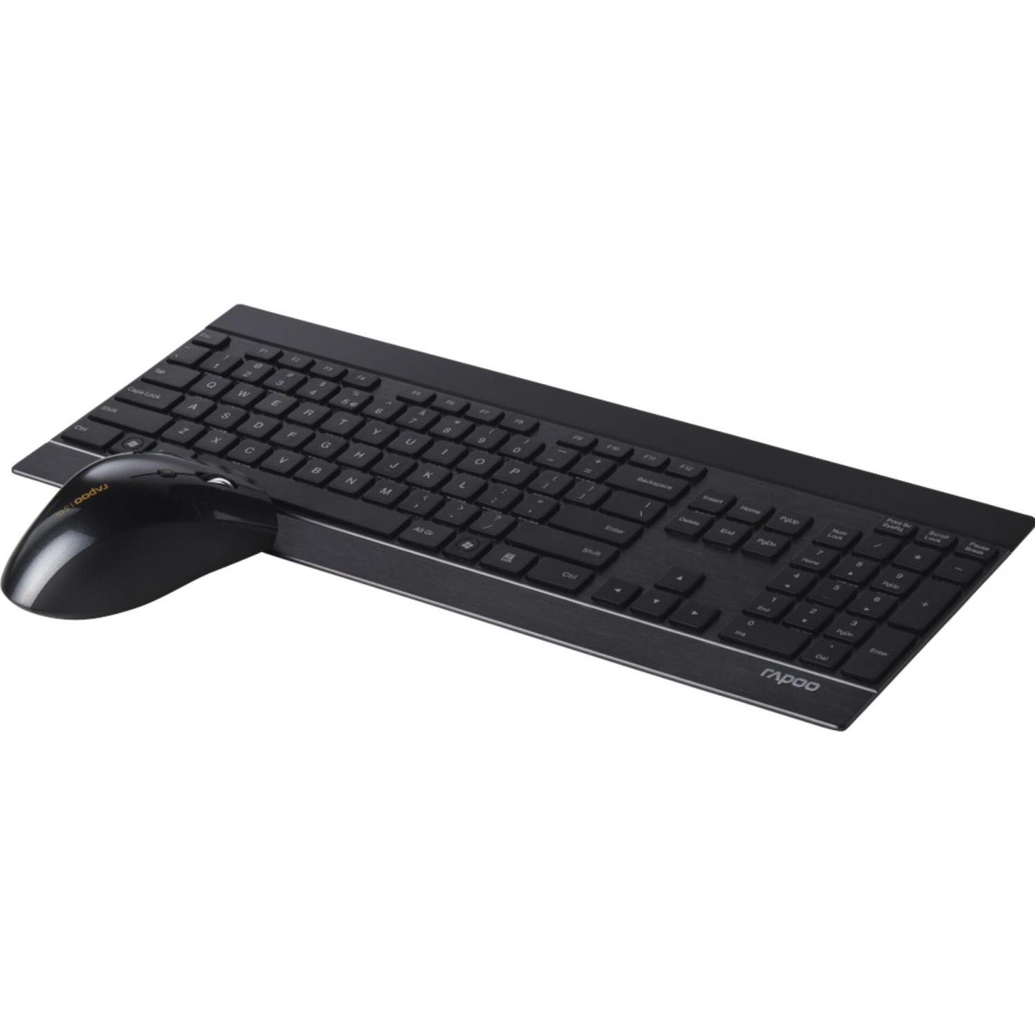 Thumbnail - Rapoo 8900P (DE, Kabellos), Tastatur, Schwarz