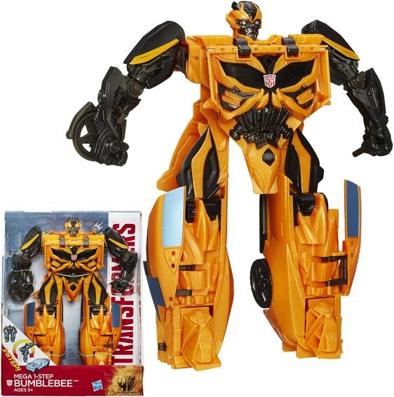 Actual product image Transformers Movie 4 Mega Flip Bumblebee