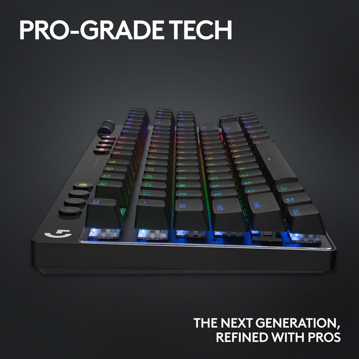 Actual product image Logitech G Pro X TKL Lightspeed (Swiss, Cable, Wireless)