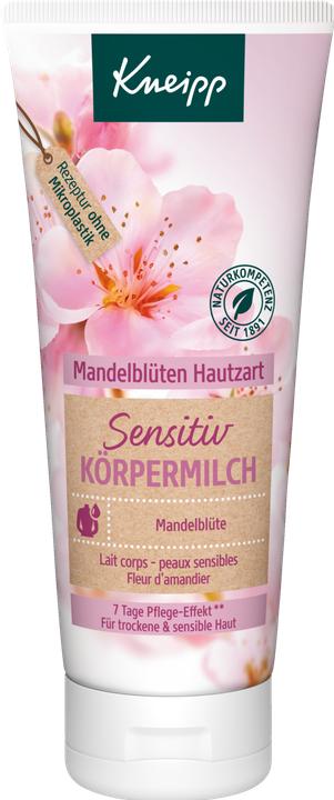 Actual product image Kneipp Sensitive body milk almond blossom skin tender (Body cream, 200 ml)