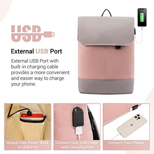 Produktbild Only-Bags.Store Schulrucksack Teenager-Rucksäcke Wasserdichter Schulrucksack mit Laptop-Fach 15,6 Zoll &