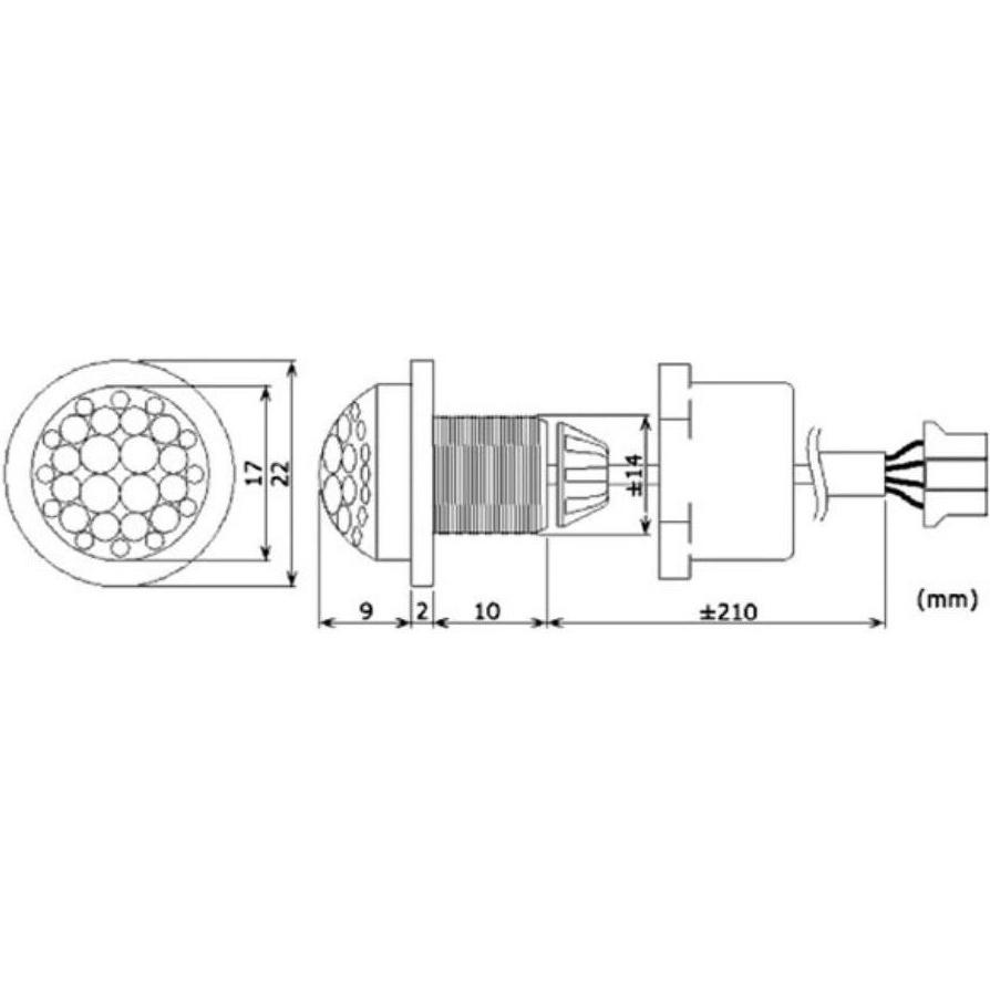 Thumbnail - Perel, Bewegungsmelder, PIR Bewegungsmelder EMS106 Weiss (8 m)