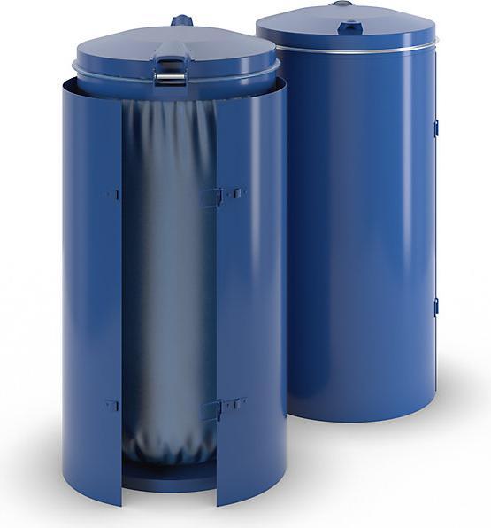 Image du produit VAR Collecteur de déchets en tôle d'acier pour sac de 120 l (120 l)
