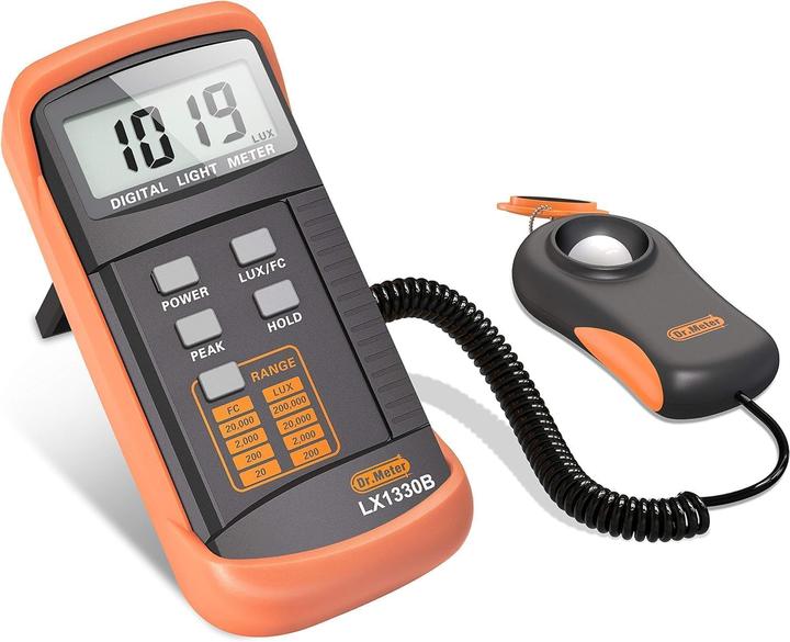 Actual product image Dr.Meter LX1330B Digital Luxmeter mit 360° Sensor
