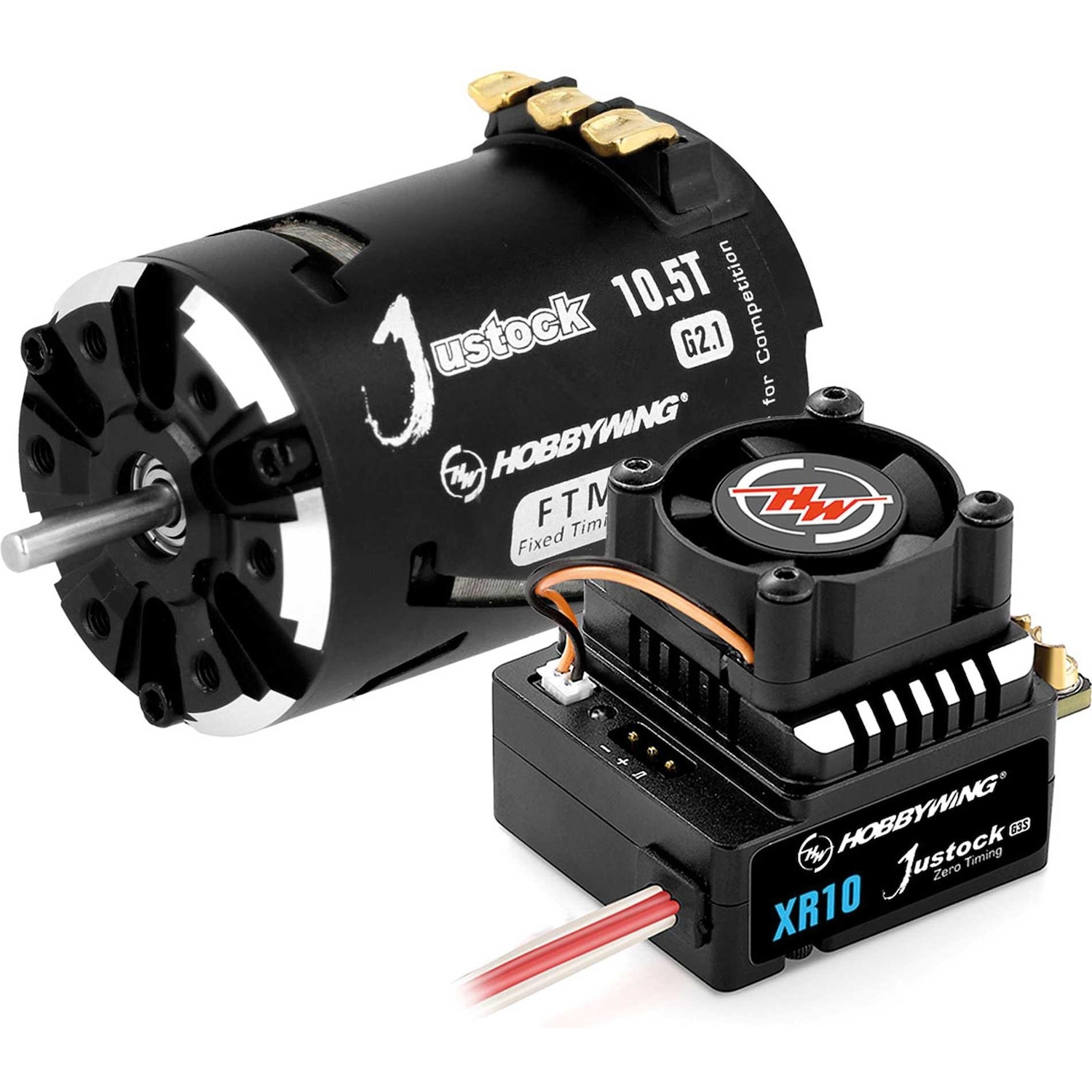 Hobbywing Xerun Justock Combo G3S mit 10.5 Turn 4000kV für 1:10 Stock,Drift