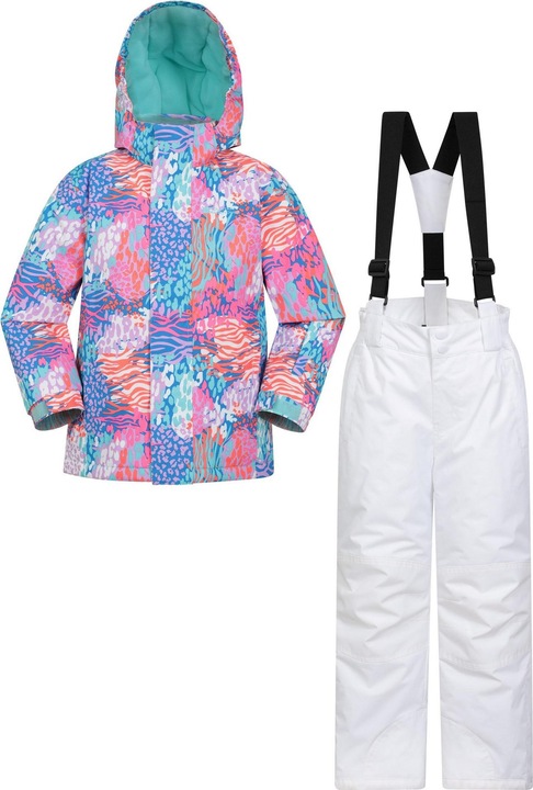 Produktbild Mountain Warehouse Skijacke und Hosen bedruckt (146, 152)