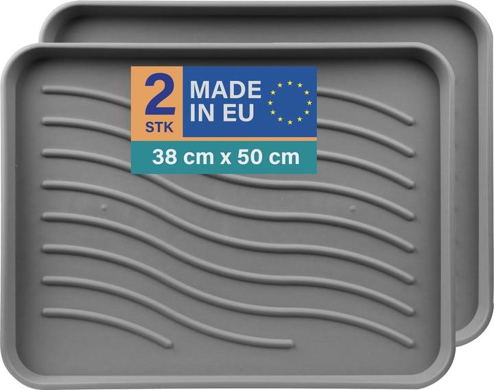 Bestlivings 2er-Set Schuhabtropfschale (50 x 38 cm)