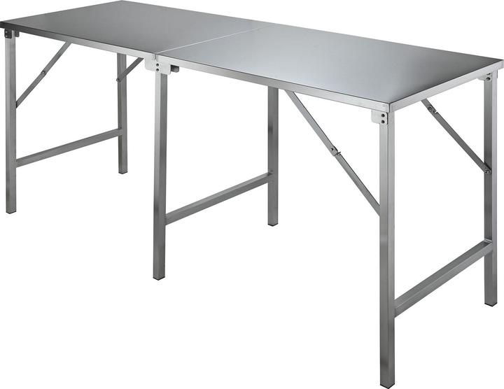 PRO Equip Edelstahltisch faltbar 200x80cm
