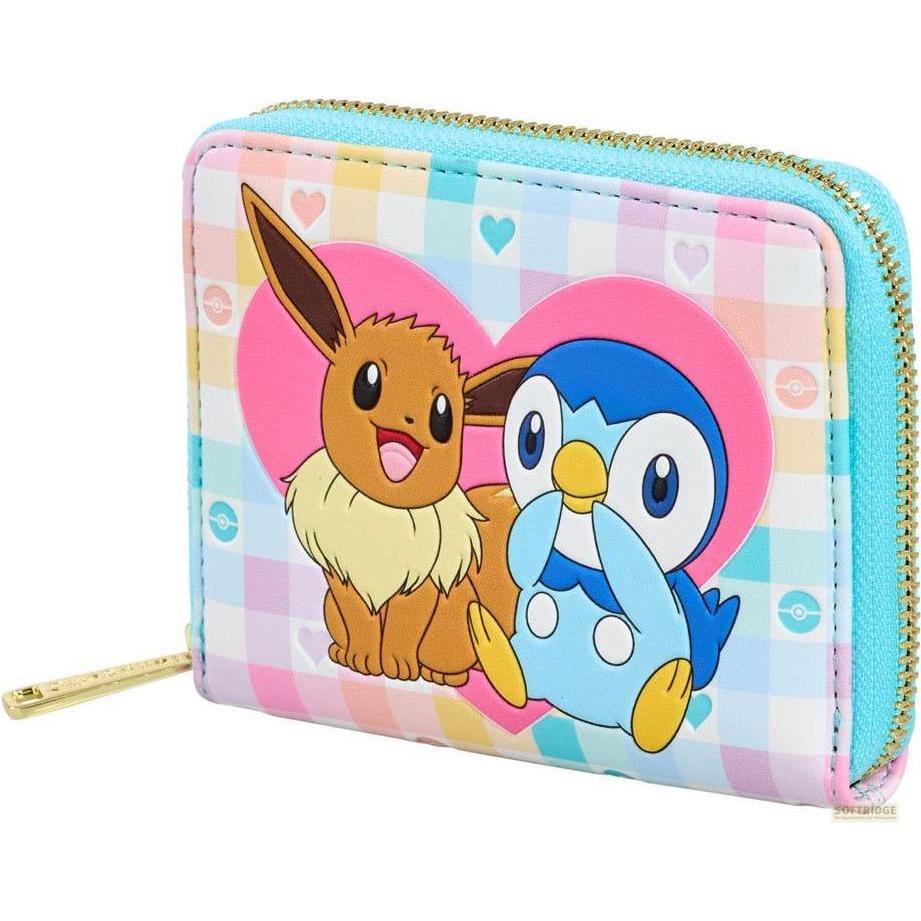 Loungefly, Donne, Portafoglio, Pokemon by Piplup and Eevee Friends, Multicolore
