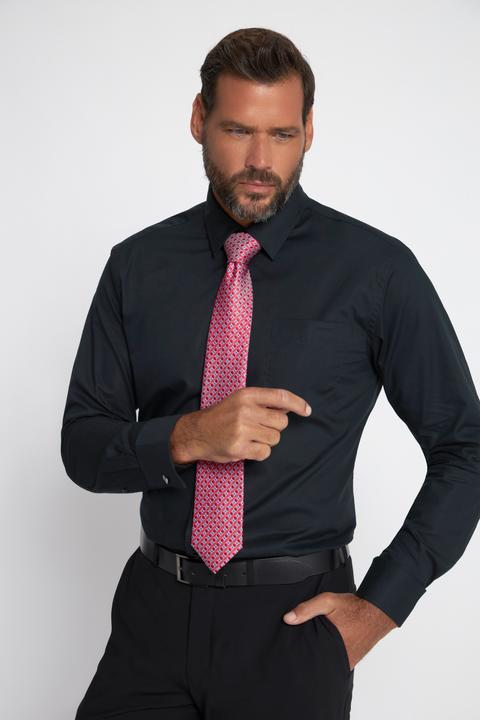 Actual product image JP1880 Shirt, long sleeve, with turn-back cuffs incl. button fastening, Kent collar, modern fit, non-iron (6XL)