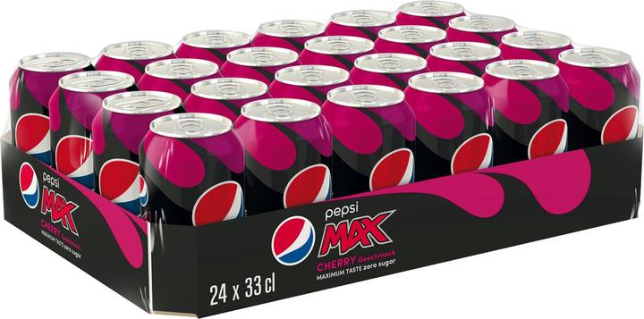 Actual product image Pepsi Max Cherry (24 x 33 cl)