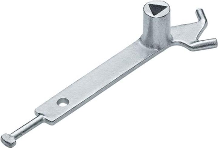 Urbanus Driehoeksleutel DIN 3223 met haak, gegalvaniseerd gietstaal voor meerpaal