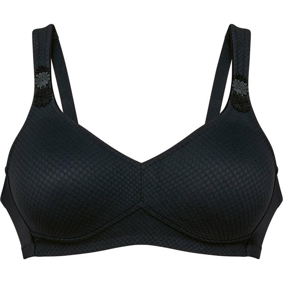 Anita, BH, Leni Komfort BH ohne Bügel, Schwarz, (95 B, Einzelpack)