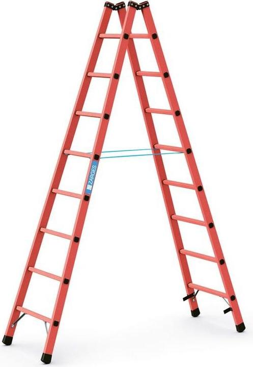 Zarges Stepladder with rungs, solid plastic, accessible from both sides (Stepladder)
