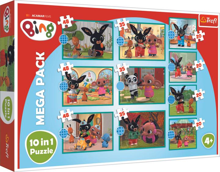 Produktbild Trefl 10-in-1-Puzzle-Set - BING (329 Teile)