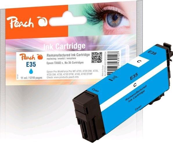 Actual product image Peach Ink CY kompt No. 35 - Compatible - Cyan