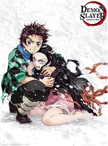 Produktbild ABYstyle Demon Slayer - Poster Tanjiro & Nezuko Snow (52x38) (52 x 38 cm)