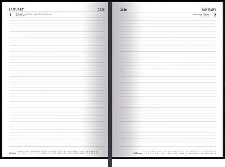 Actual product image 2026 A5 Diary (A5, Lined)