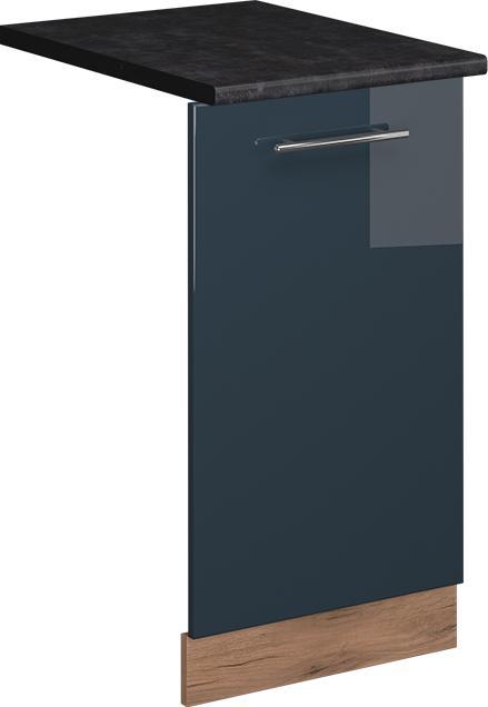 Anthrazit, Dunkelblau hochglanz, Goldkraft Eiche, Marble-Weiss