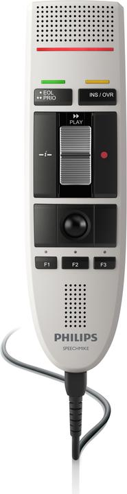 Image du produit Philips LFH3220 SpeechMike III Classic Integrator (sans logiciel, commutateur à glissière).