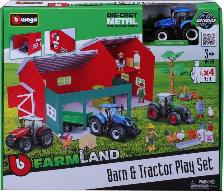 Image du produit Bburago Scheune mit Traktor