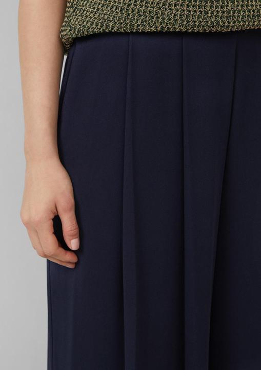 Image du produit S.Oliver Hose Wide-Leg-Hose aus Crêpe mit Falten (36)