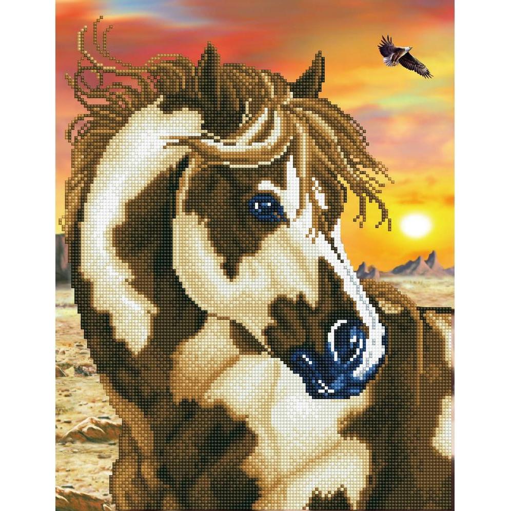 Diamond Dotz Diamante che dipinge il cavallo selvaggio
