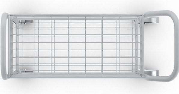 Produktbild eurokraft pro Postverteilwagen, 2 Ladeflächen, Tragfähigkeit 200 kg (38 x 89 x 101 cm)
