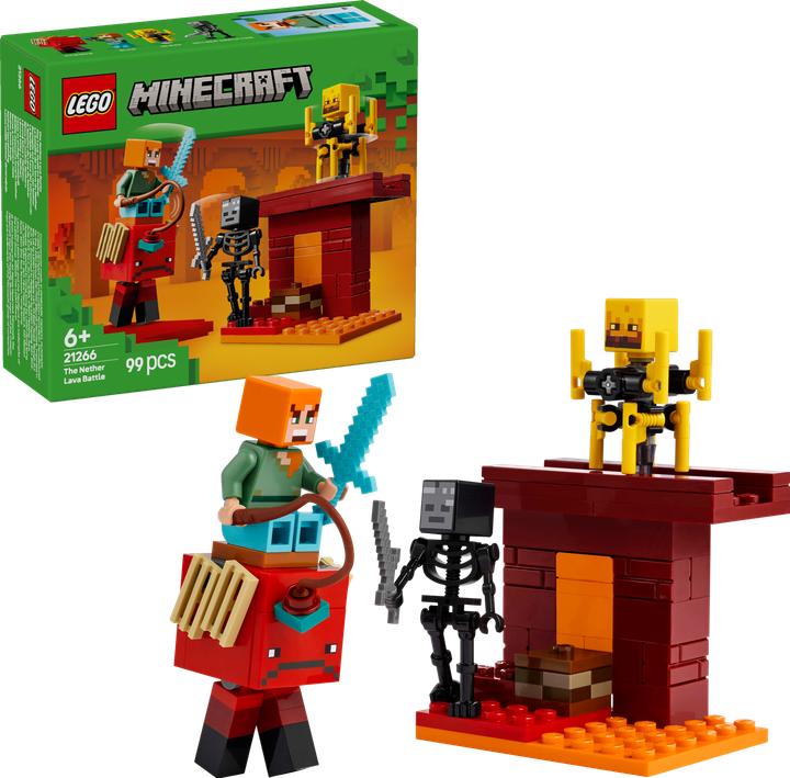 Actual product image LEGO Das Lava-Duell im Nether (21266, LEGO Minecraft)