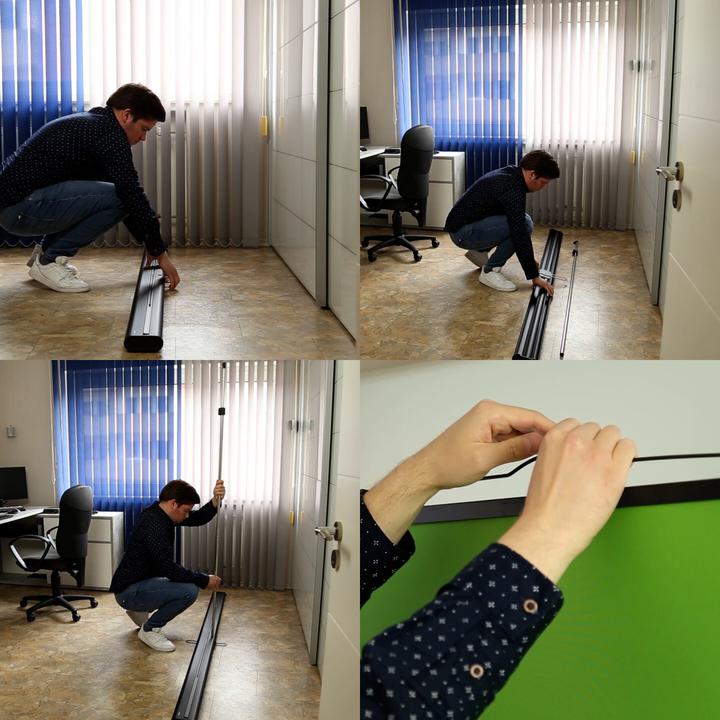 Produktbild Celexon Mobile Lite Chroma Key Green Screen (4:3)