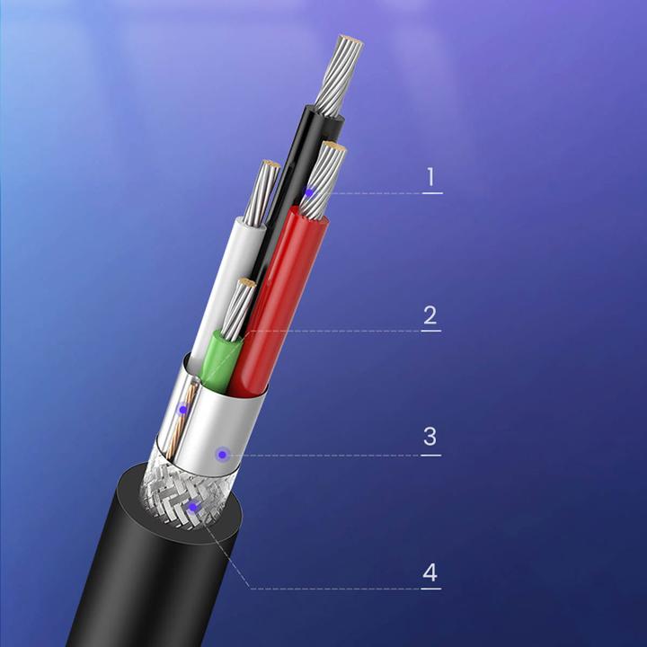 Produktbild Ugreen USB A – USB B (5 m, USB 2.0)
