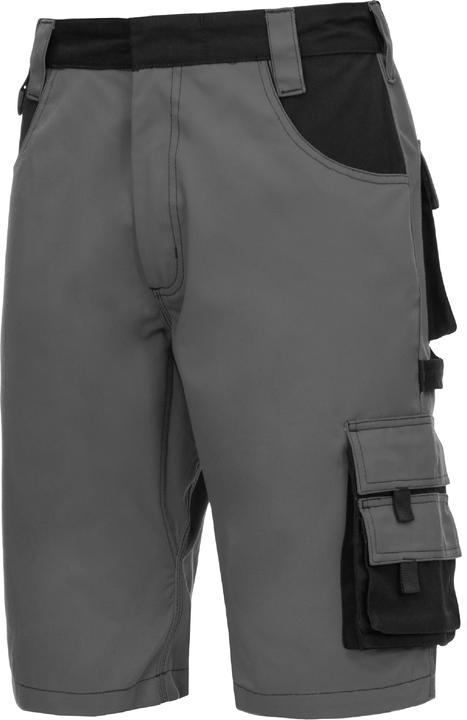 Nitras MOTION TEX PLUS, kurze Arbeitshose, grau / schwarz (Farbcode: 1210), 280 g/qm, atmungsaktives (42, 44, 46, 48, 50, 52, 54, 56, 58, 60, 62, 64, 66, 68)
