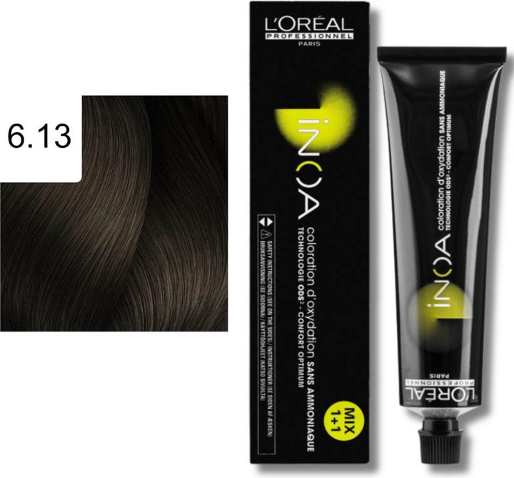 Actual product image L'Oréal Professionnel Inoa (6.13 dark blond ash gold)