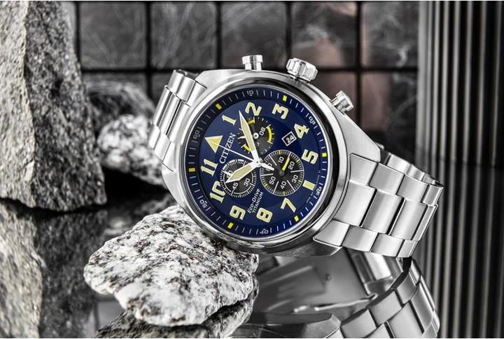 Actual product image Citizen AT2480-81L (Chronograph, 42 mm)