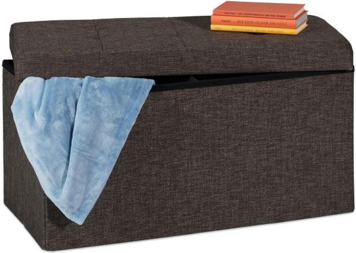 Image du produit Relaxdays Banc rangement (76 cm)