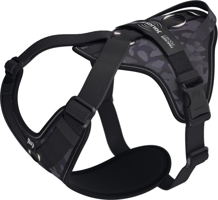 Julius-K9 K9 Longwalk light sele w/handle+trackerpocket,Night Camo,L (Hund)