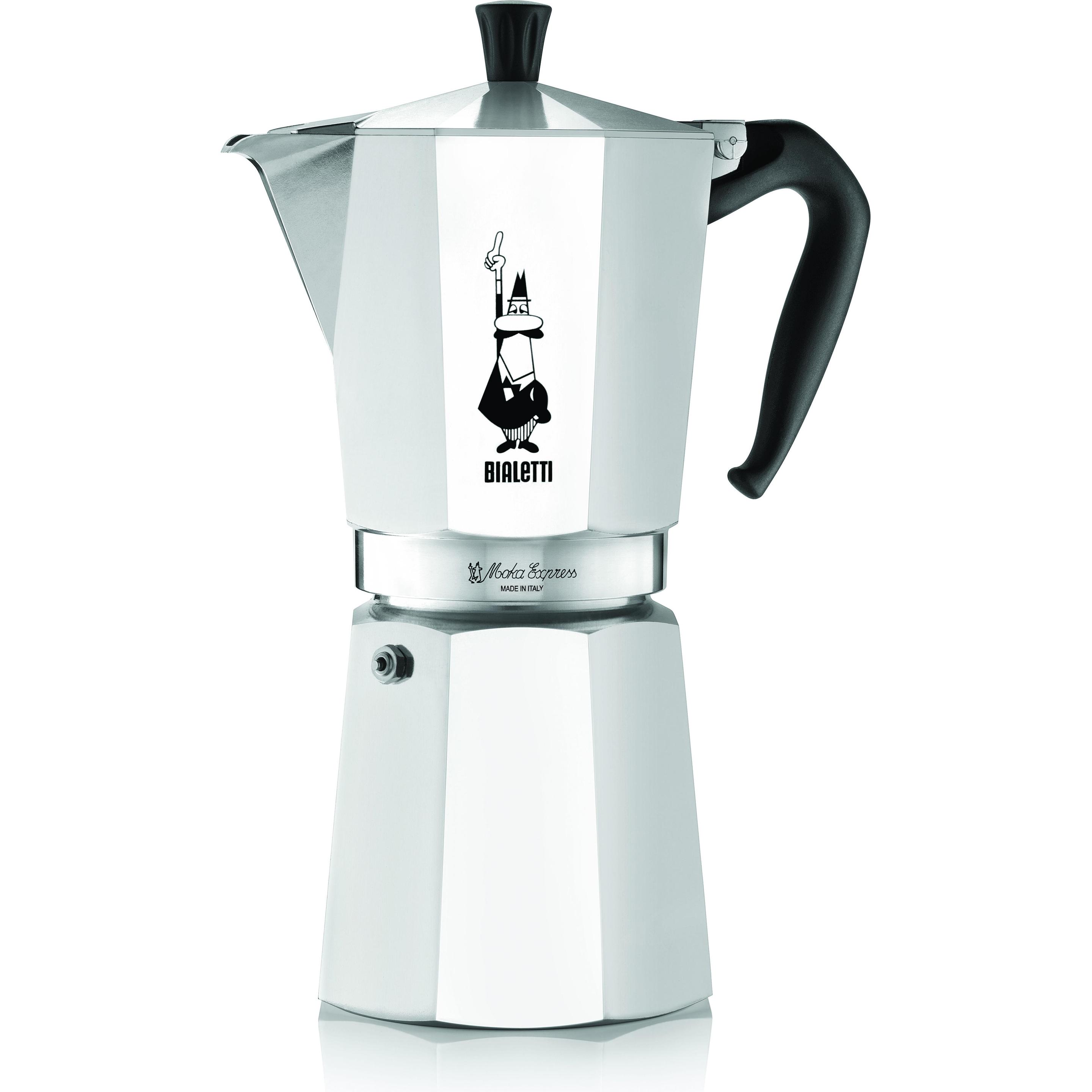 Bialetti Moka12, Espressokocher, Silber