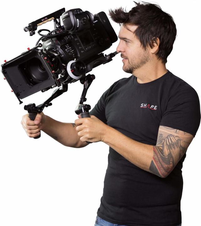 Actual product image Shape BP10 - Revolt VCT Universal Baseplate With Camera Shoulder Mount