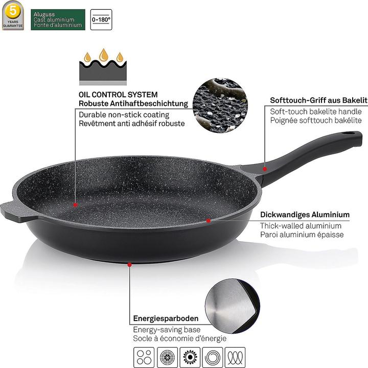 Immagine prodotto Kela Stella Nova (Padella per friggere, Alluminio pressofuso, 32 x 6.50 cm)