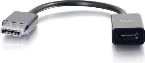 Produktbild C2G 20cm DP to HDMI 4K Passive Black (HDMI, 20.30 cm)