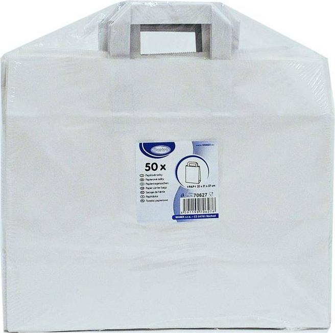 Image du produit Wimex 50 sacs papier 32+21 x 27 cm blanc