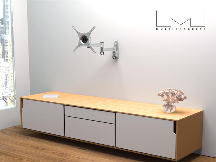 Image du produit Multibrackets M VESA bras flexible 360 III Argent 75 100 200 (Mur, 32", 15 kg)