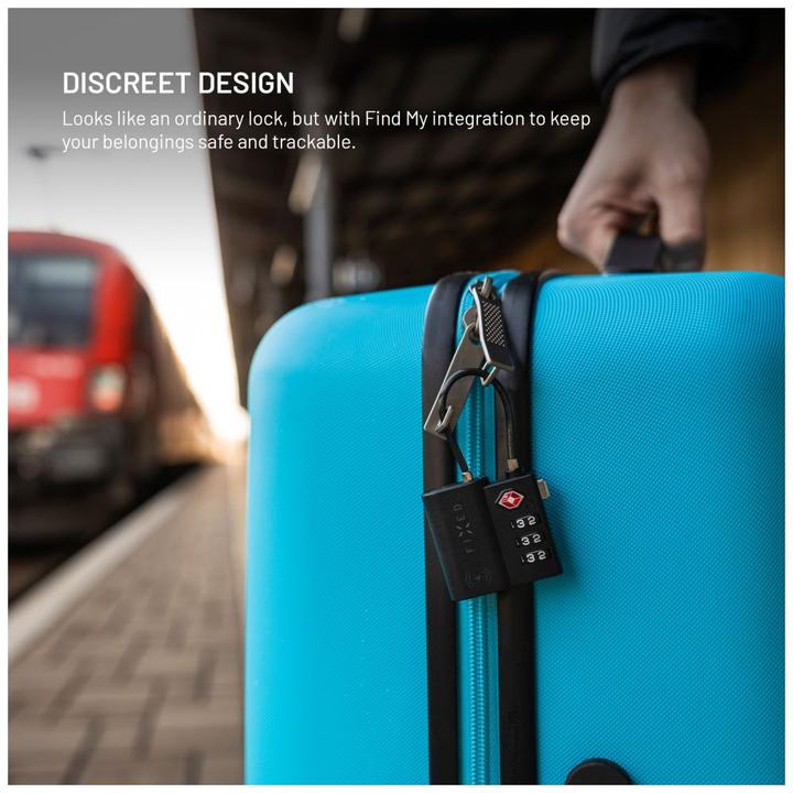 Actual product image Fixed Smart Location Vorhängeschloss, schwarz (Apple)