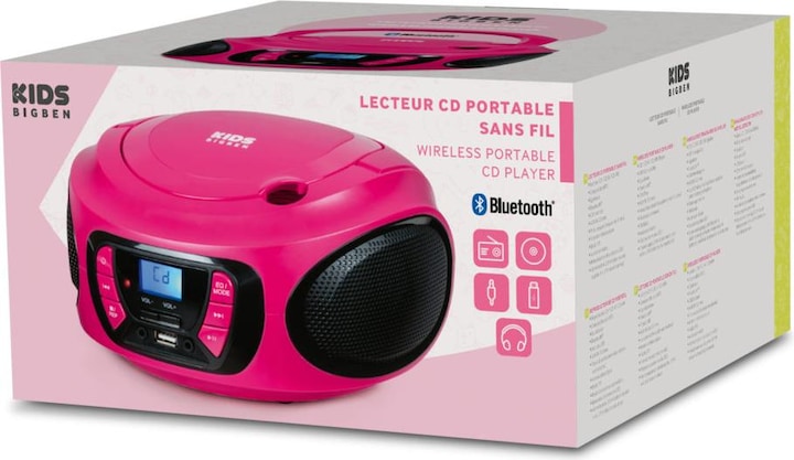 Produktbild Bigben Tragbares CD/Radio CD62 USB/BT (UKW, FM, Bluetooth)
