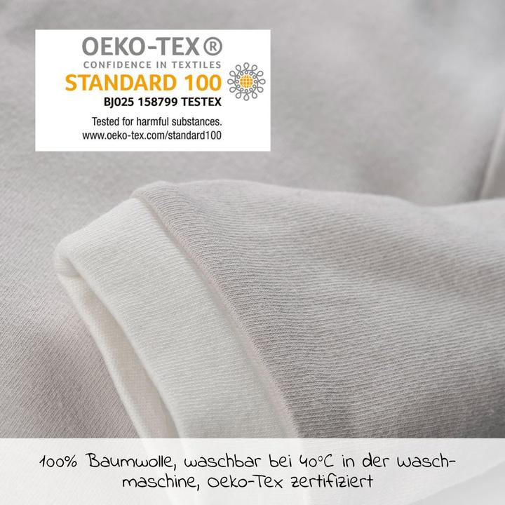 Produktbild La Loona LaLoona Baby-Schlafanzüge Schlafanzug 2er Pack Strampler Pyjama Einteiler - Grau (62)